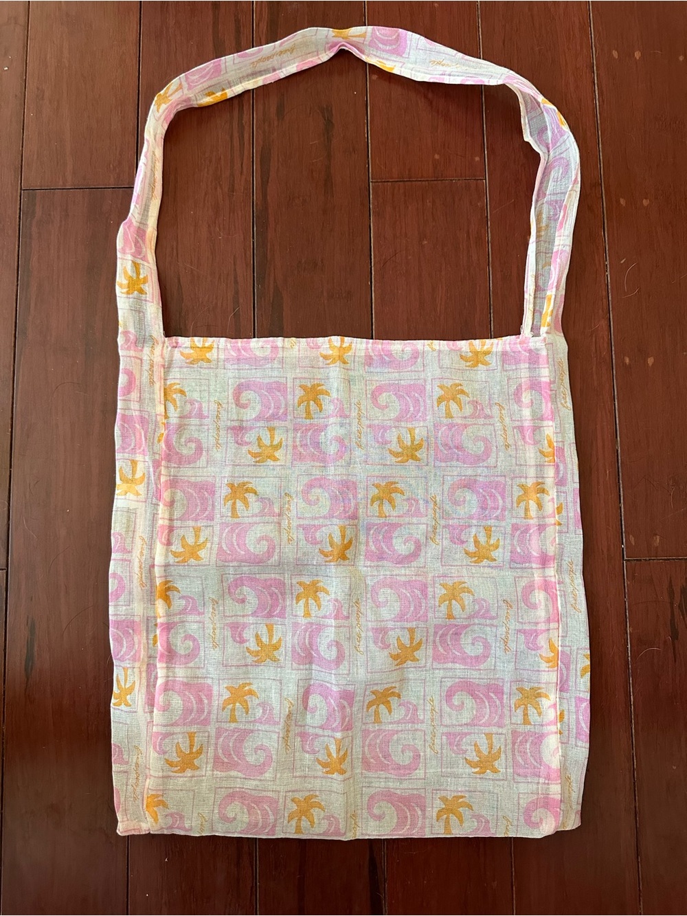 Free People Limited Edition Summer Cotton Gauze Market Tote Bag NWOT
